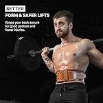 DMoose Fitness Weight Lifting Belt for Lower Back Support - 5mm Thick Genuine Leather Gym Belt for Squats, Deadlifts & Powerlifting - Double Prong Buckle with 10 Holes Adjustability for Men & Women - Image 4