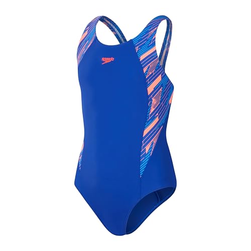 Speedo Hyperboom Splice Muscleback Swimsuit | Swim Training | Chlorine Resistant fato de banho meninas