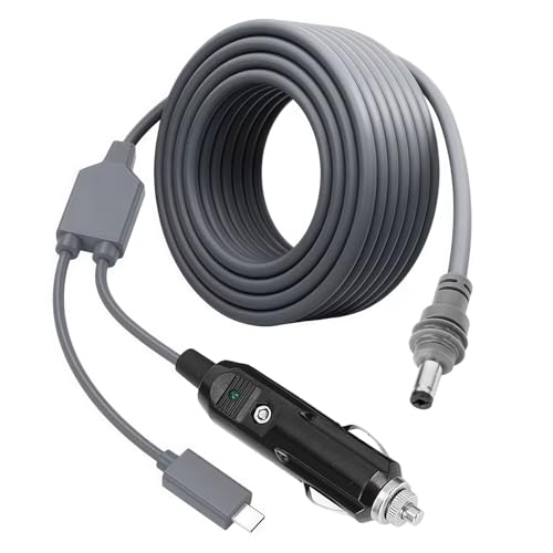 Câble d'alimentation Mini Antenne USB C vers DC 5.5x2.1mm PD 100W 18AWG