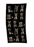 Towelworld Yorkie Dog Beach Towel