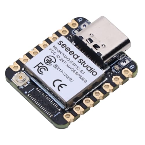 Image of Seeed Studio XIAO ESP32-S3 Development Board | WiFi & Bluetooth 5.0 Microcontroller Board with Battery Charging | ESP32-S3 Dual-Core Board for IoT Robotics Wearable Smart Device Projects