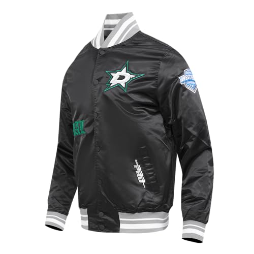 Image of Pro Standard Mens NHL Old English Satin Jacket