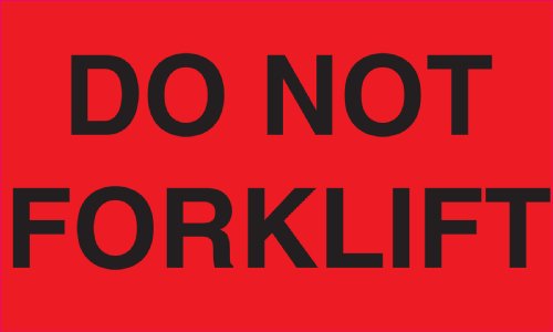 Ace Label Preprinted Do Not Forklift Shipping
