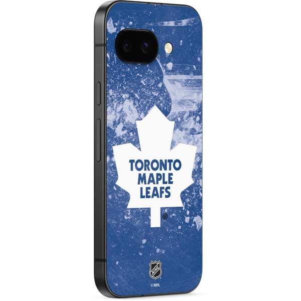 Skinit Decal Phone Skin Compatible with Google Pixel 9a - Officially Licensed NHL Toronto Maple Leafs Frozen Design