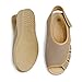 JOMIX Calzado Mujer Confort Rejilla Ventilada Sandalias Señora Maior Cuña Estable Talon Descubierto Zapatos Peep Toe Punta Abierta Plantilla Suave para Trabajo Beige 38 Imagen de JOMIX Calzado Mujer Confort Rejilla Ventilada Sandalias Señora Maior Cuña Estable Talon Descubierto Zapatos Peep Toe Punta Abierta Plantilla Suave para Trabajo Beige 38