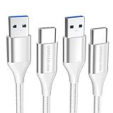 ⭐【Breite Kompatibilität】UNBREAKcable USB C Kabel ist mit allen Typ-C-Geräten kompatibel, einschließlich Samsung Galaxy S9/S9+/S8/S8+, Note 9/8, Sony Xperia XZ, Google Pixel, Huawei P20/P10/P9, Mate 20/10/9, Honor 8/ 8 Pro, HTC 10/ U11, Lumia 950/950XL, LG V30/V20/G6/G5, Nexus 6P/5X, Asus, OnePlus 6/5T/3T/3/2, ZTE Blade Z Max, Apple MacBook Pro, Nintendo Switch, usw.