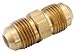 Anderson Metals 754042-08 Pipe Fitting, Flare Union, Lead Free Brass, 1/2 In. - Quantity 5