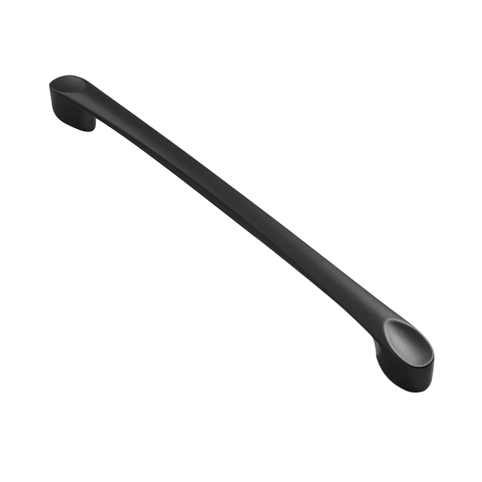 Zbiianxer 192 Hole Black 2Pcs Simple Furniture Decorative Handle Aluminum Alloy Cabinet Knob Wardrobe Pulls Drawer Hardware Handles And For Dressers Simple