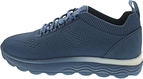 Geox Spherica Sneaker Low Blau : Basket Basse Bleue pour Homme