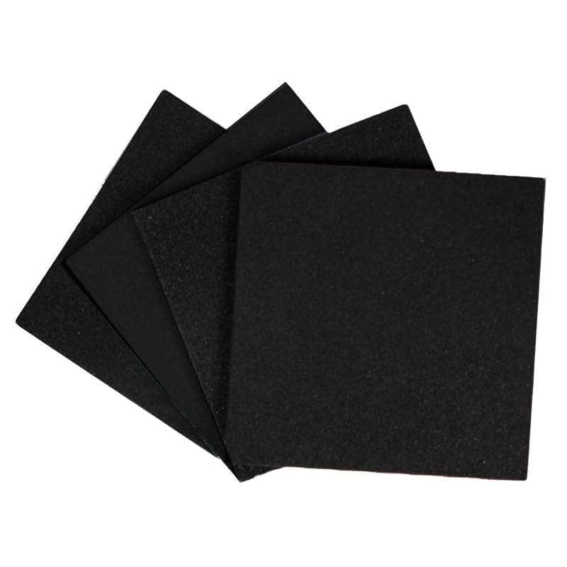 Pavimentos Arquiservi - Suelo de Gimnasio - 100x100x4 cm - Pack de 2 Losetas de Caucho 100% Reciclado - Color Rojo - Protección contra Golpes y Reducción de Ruido - Instalaciones Deportivas