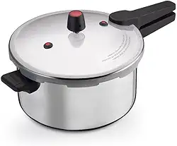 Panela de Pressão Polida 7L Fechamento Externo Nacional