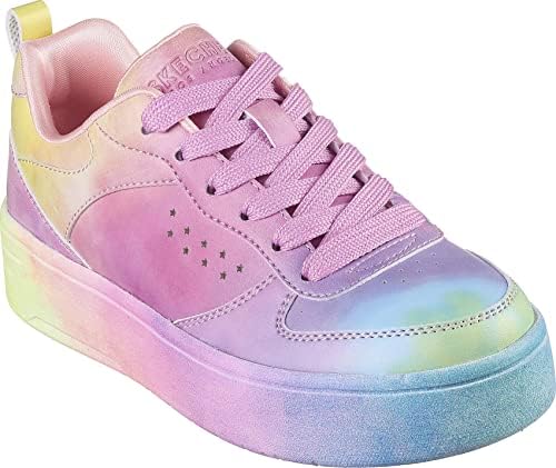 Skechers Kids Girls Court High-Electric Remix Sneaker, Multi, 5 Big Kid | Image 2