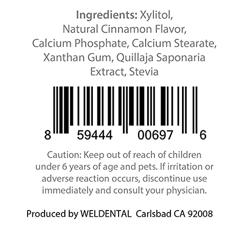 Weldental Chewtab Toothpaste Tablets Cinnamon #TOP2