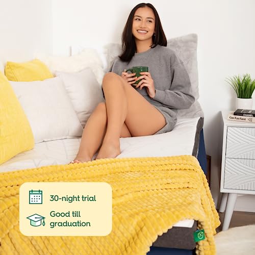 Sleepyhead 3-Inch Twin Mattress Topper - Copper-Infused Memory Foam Topper With Washable Cover - College Dorm Room Essential (Twin, 3'' Copper Topper) #TOP5