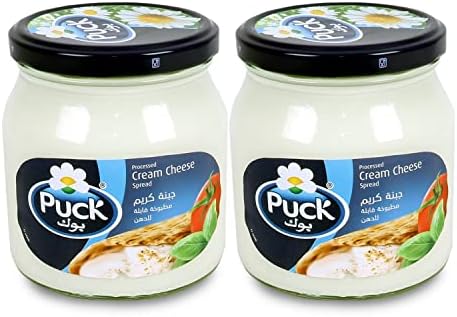 Puck White Cheese Jar, 2 x 500 g