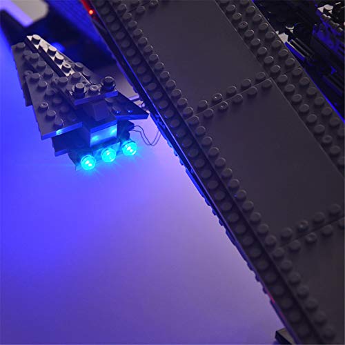 ADMLZQQ LED-Licht-Kit für Lego 10221, Lichtset kompatibel mit Star Wars Super Star Destroyer Building Blocks Modell… – Bild 4