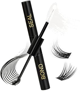 Lash Bond and Seal 10ml Bond and Seal Lash Glue Strong Hold 48 Hours Cluster Lash Glue Latex-free Waterproof by Obeyalash (2 IN 1)