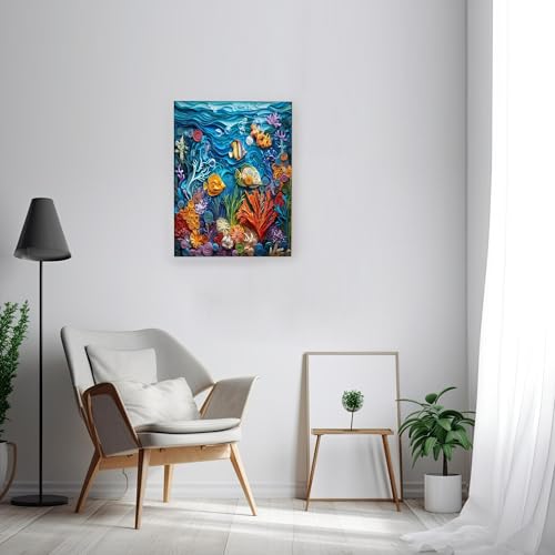 Lienzo decorativo divertido para dar vida y color a las paredes de tu dormitorio o baño 3
