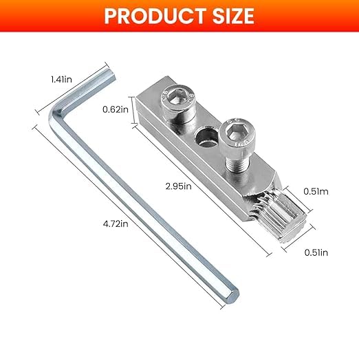 SUNBEET Faucet Angle Valve Broken Wire Extractor Adjustable Broken Valve Extractor Universal Screw Extractor Tool Broken Bolt Remover for 1/2 in and 3/4 in Stripped Thread, Stainless Steel Made 1