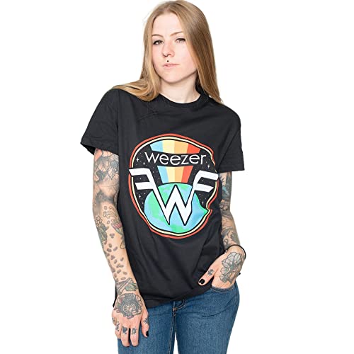 Amazon.com: Weezer T Shirt Symbol Band Logo Official Mens Black