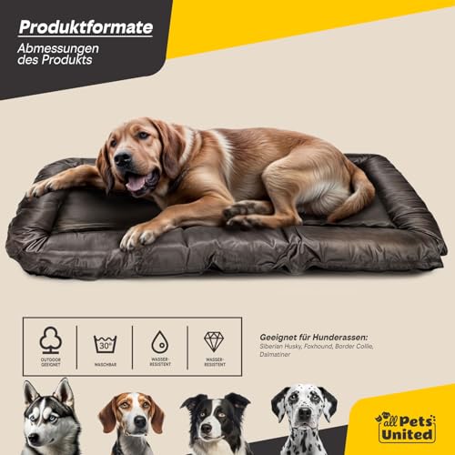all Pets United® Hundekissen Hundebett Indoor & Outdoor; Hunde-Kissen Hunde-Körbchen; Schlafplatz für Hund & Katzen (XL - 120x84 cm)
