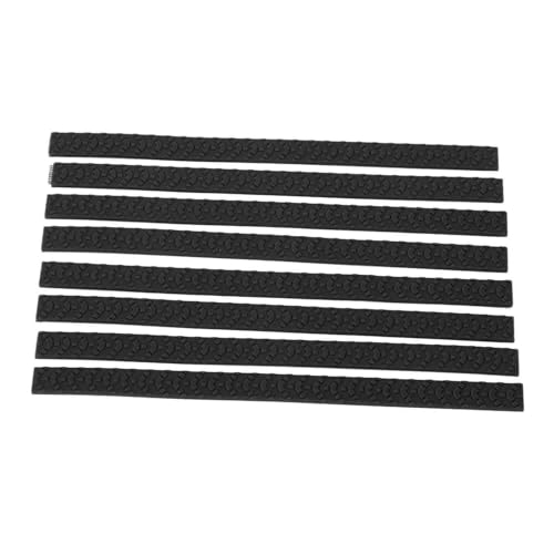 8pcs Luggage Wheels Covers, Noise Absorbing Suitcase Wheels Protectors Water Proof Silicone Carry On Luggage Protective Covers for Travel (Black)