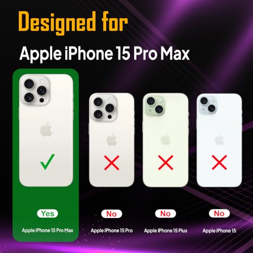 Image of Zapcase Crystal Clear Back case for iPhone 15 Pro Max | PC Back | TPU Bumper with Inner Rubber Grip | Metal Camera Guard Bezel | Metal Buttons | Scratch Resistant | 2 Layer Edge Protection | Orange