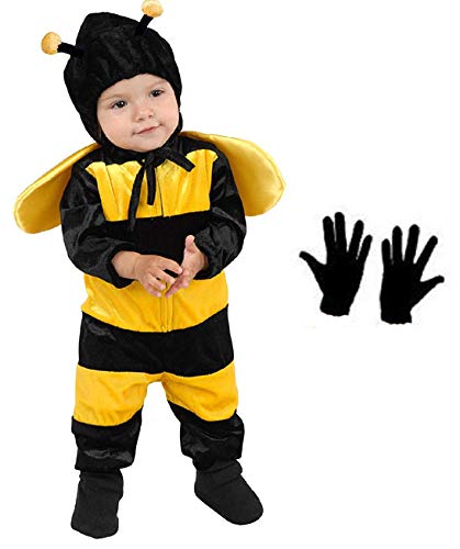 FDF Honey bee fancy dress costumes with gloves (5-6 Years) (B08S3C575S) Amazon Price History, Amazon Price Tracker