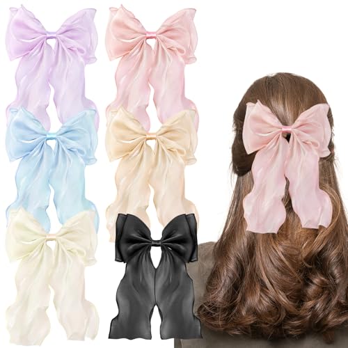 6PCS Lazos de Pelo para Mujer Clips de Metal miniatura 1
