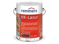 Remmers HK-Lasur 3in1 teak, 2,5 Liter, Holzlasur aussen, 3in1: Imprägnierung, Grundierung & Lasur, Holzschutz vor Feuchtigkeit & UV-Strahlung – Ansicht 1