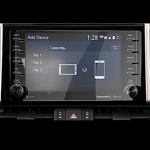 Protection d'écran en verre trempé Toyota CHR RAV4 2019-2020 navigation GPS 8 pouces
