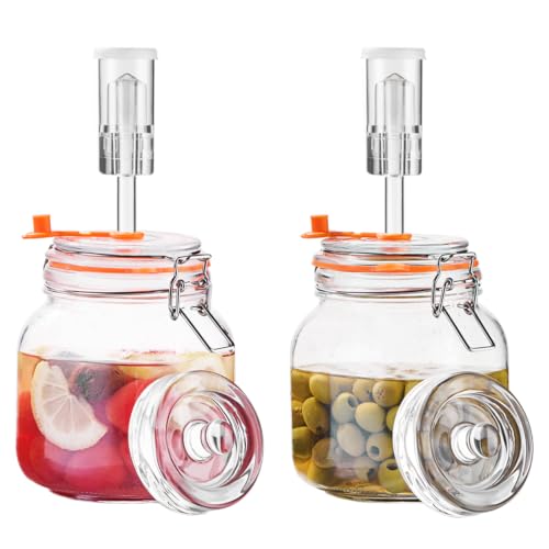 JILLMO 1L Square Fermentation Jar Kit