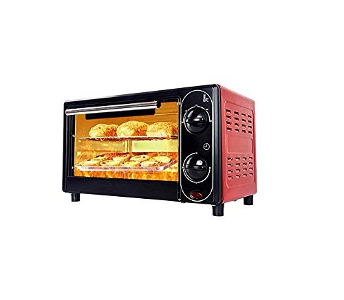 Mini Elektro-Ofen für Backe, Kleiner Elektro-Ofen und Grill, Mini-Backofen mit Kochherde, 12L Haushalt Elektro-Ofen, 30 Minuten Timing, Freie