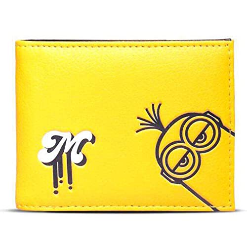 Portefeuille à double pli Minions Difuzed jaune accessoire voyage mixte taille unique