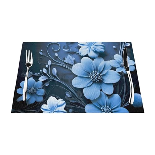 Sets de table tissés lavables en PVC : la solution anti-taches pour préserver votre table - 3