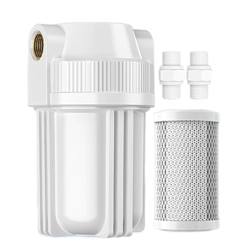 Bouteille de préfiltration 5 pouces robuste avec interface 4 points et son filtre carbone CTO - 2