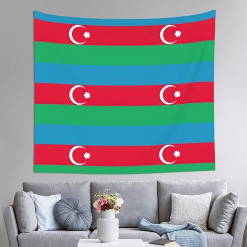 Tapiz de Azerbaiyán para cubrir paredes vacías, decoración de salón DUWAA de 152x130 cm