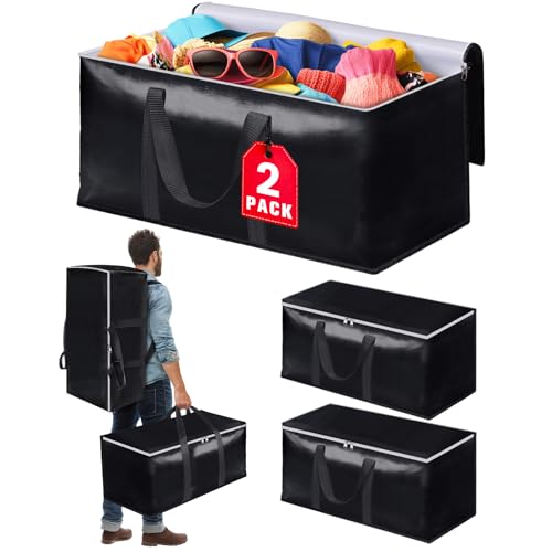 StoreHappily Heavy-Duty & Extra Capacity Moving Bags with Backpack Straps,