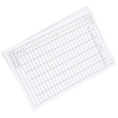 UKCOCO �S���t�X�R�A�J�[�h 20���Z�b�g ����R�[�g���� ���Z�p�L�^�J�[�h �S���t�p�i �X�|�[�c�A�N�Z�T���[ �R���y����K�̃X�R�A�Ǘ���