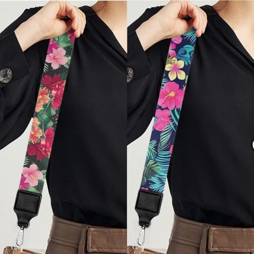 Image of Jeiento Replacement Shoulder Strap,2 Piece Set Guitar Style Handbag Crossbody Strap Adjustable Guitar Straps for Women Girls