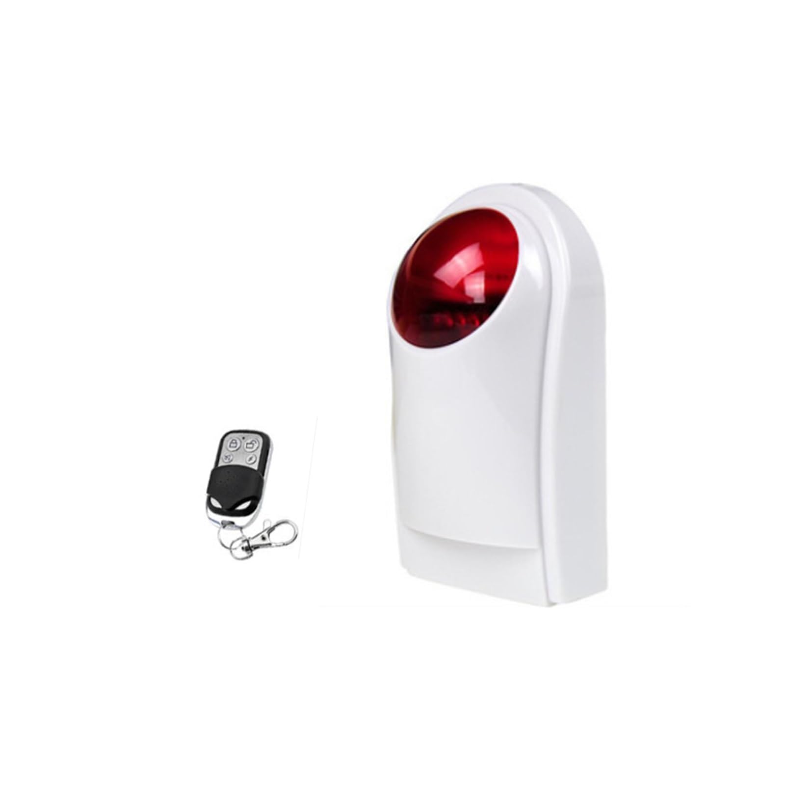 Sistemi Allarme Casa Sensore IR a fascio Kit di allarme sicurezza domestica wireless autonomo Flash Sirena Corno con rilevatore movimento Allarme antifurto fai-da-te(Sensor KIT A)