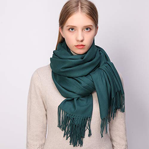 RIIQIICHY Women's Scarf Pashmina Shawls and Wraps for Evening Dress Bridesmaid Wedding Bridal Winter Warm Long Large Scarves - Image 4