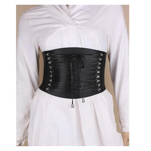 Women's Wide Tie Rope Elastic Outer Wear Waist Decorate Belts for Lady Accessories Cummerbund for decoration2