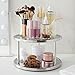 Juvale 2-Tier Lazy Susan Spice Rack Organizer for Cabinet - 10.5 in, Stainless Steel - Kitchen Countertop Organizer & Spice Carousel for Pantry Organization