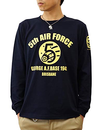 [�W�[���Y�o�O] �����s 5th AIR FORCE �I���W�i�� �G�A�t�H�[�X �v�����g ���� T�V���c �����Y ���f�B�[�X LRT-5thAF �w�k �l�C�r�[�i86�j