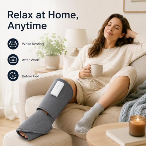 Image of Elnor Leg & Knee Massager | For Joint Pain & Arthritis Pain | Electric Knee Massage Machine | Useful For Arms 8 Elbows Also | 3 Mode of Vibration | 1 Year Warranty