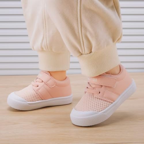 Image of BMCiTYBM Baby Sneakers Girls Boys Lightweight Breathable Mesh First Walkers Shoes 6-24 Months