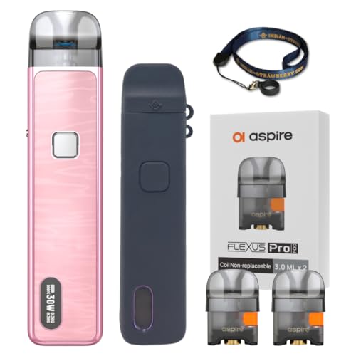 ytNTX v 4_ZbgzASPIRE FLEXUS PRO POD KIT + pJ[gbW1i2j+ VRP[XlbNXgbvZbg (Pink, 0.6)