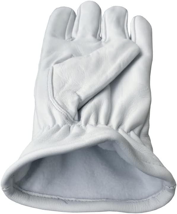 BRICKS MASONS Soft Leather Masonic Gloves With Embroidery