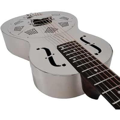 Metal Body Parlor Resonator Guitar